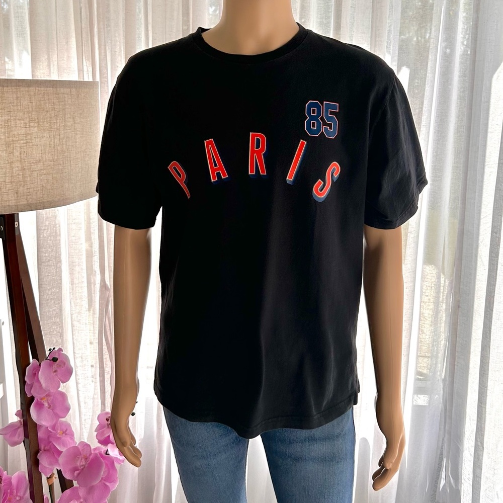 Team Joyrich Paris T Shirt Mens Size XL Black Short Sleeve Tee